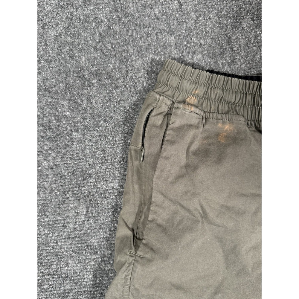 Lululemon Bowline Shorts Mens Medium Green Chino Drawstring Ripstop 8" - Picture 3 of 13